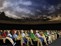 Впервые в Ижевске! В период с июня по сентябрь 2013г. на центральной площади, возле МАУК Выставочный центр “Галерея” будет установлен планетарий-сферический кинотеатр 
